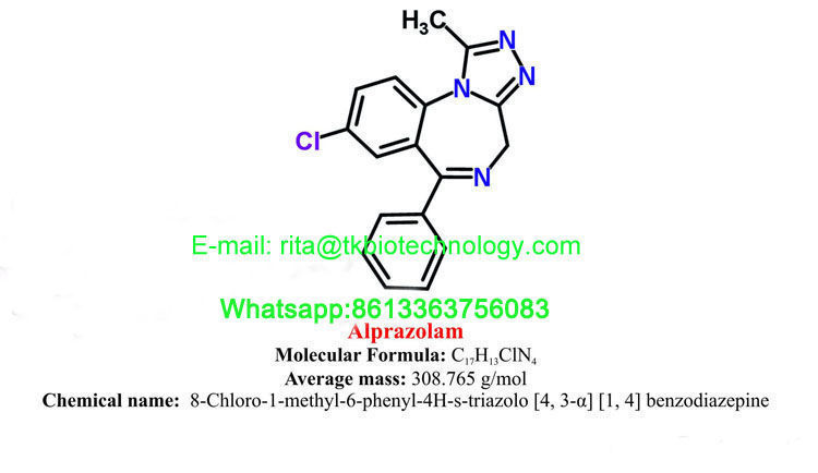 alprazolam from China E-mail: rita@tkbiotechnology.com