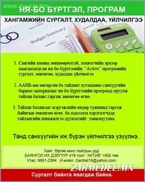 Тайлан баланс гаргана. 1.ААНБ-ын тайлан балансыг: а. Тайлан баланс гаргана. 1.ААНБ-ын тайлан балансыг: а.